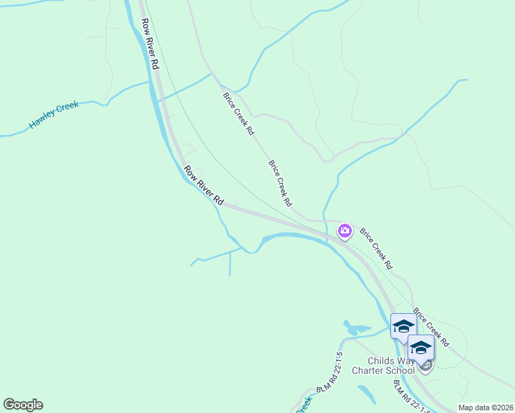 map of restaurants, bars, coffee shops, grocery stores, and more near 37721 Row River Road in Dorena