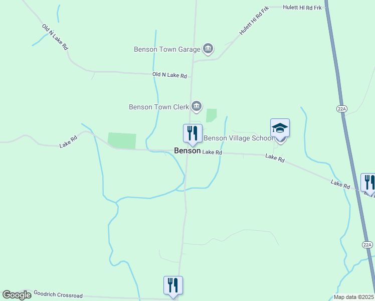 map of restaurants, bars, coffee shops, grocery stores, and more near in Benson