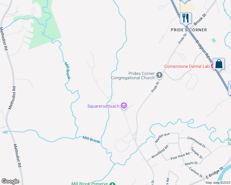 map of restaurants, bars, coffee shops, grocery stores, and more near 4 Jemada Way in Westbrook
