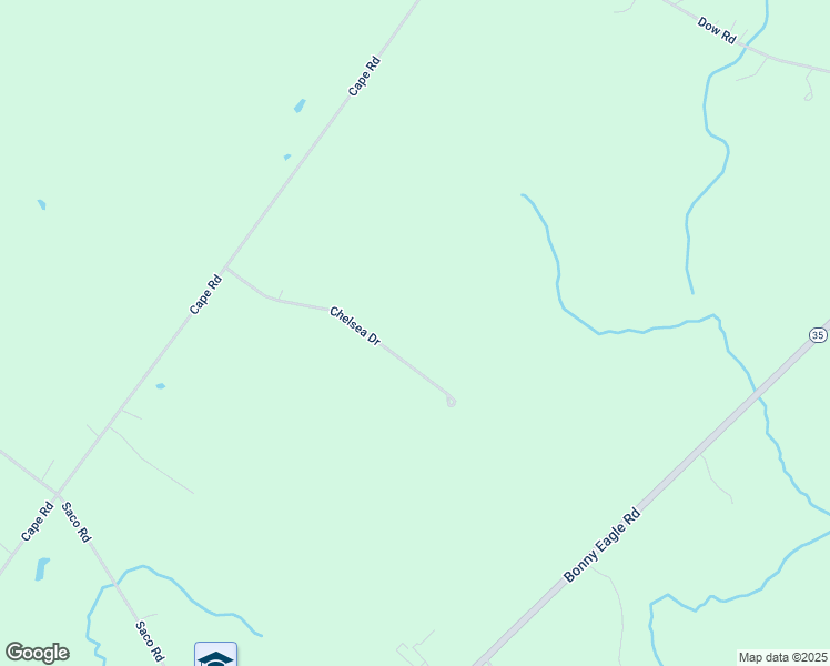 map of restaurants, bars, coffee shops, grocery stores, and more near 20 Chelsea Drive in Standish