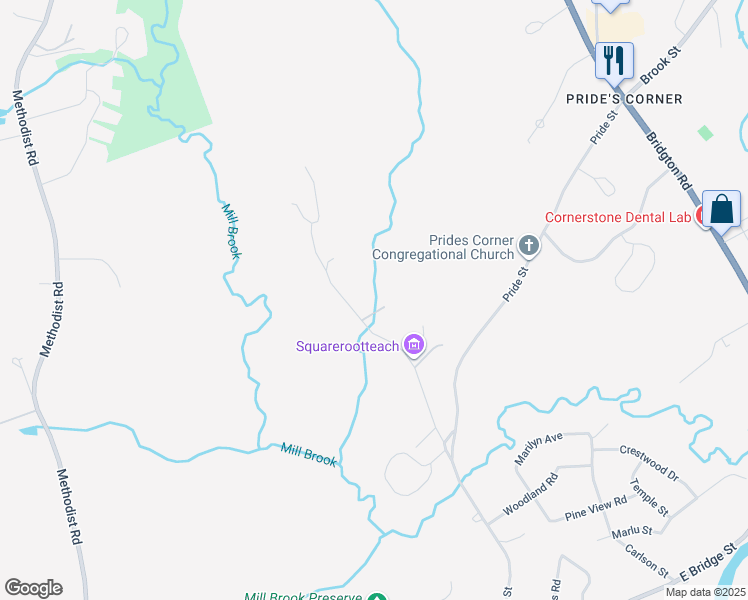 map of restaurants, bars, coffee shops, grocery stores, and more near 4 Jemada Way in Westbrook