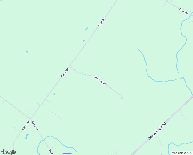 map of restaurants, bars, coffee shops, grocery stores, and more near Chelsea Drive in Standish