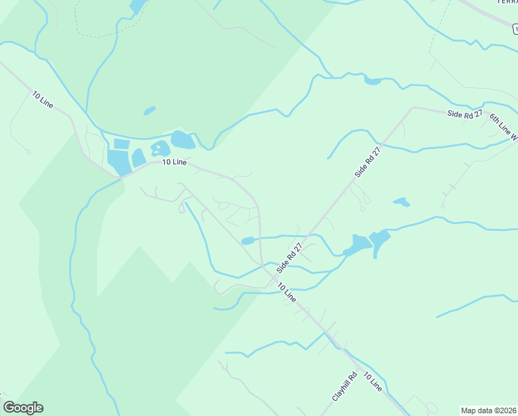 map of restaurants, bars, coffee shops, grocery stores, and more near 13494 10 Line in Halton Hills