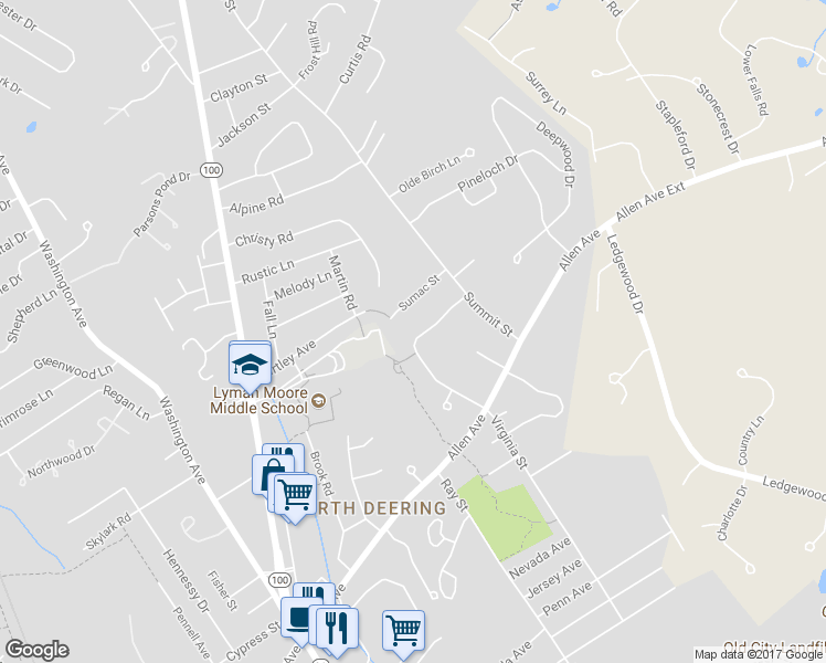 map of restaurants, bars, coffee shops, grocery stores, and more near 92 Bramblewood Drive in Portland