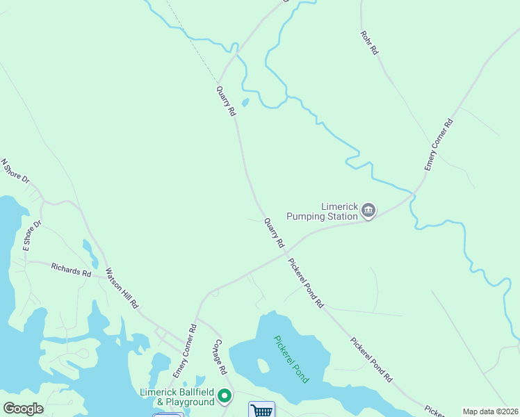 map of restaurants, bars, coffee shops, grocery stores, and more near 34 Quarry Road in Limerick