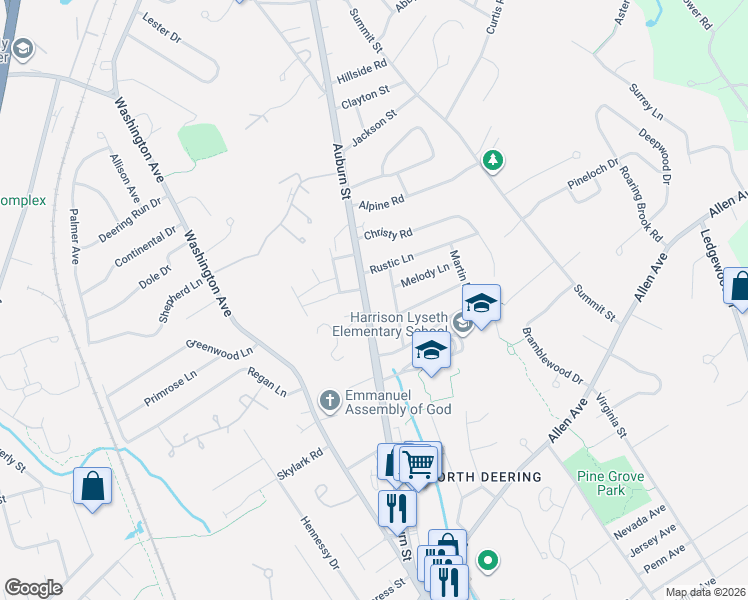 map of restaurants, bars, coffee shops, grocery stores, and more near 235 Auburn Street in Portland