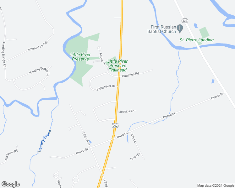 map of restaurants, bars, coffee shops, grocery stores, and more near 245 Gray Road in Gorham