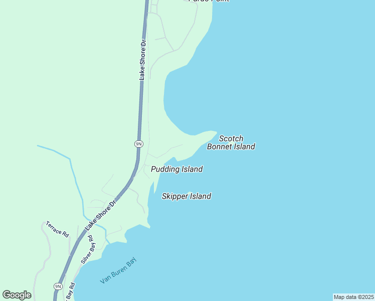 map of restaurants, bars, coffee shops, grocery stores, and more near 46 Pudding Lane in Silver Bay