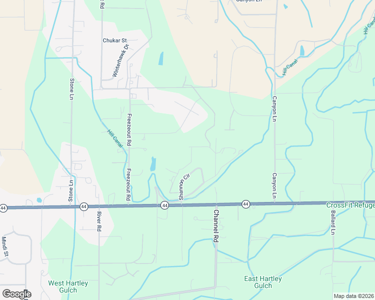 map of restaurants, bars, coffee shops, grocery stores, and more near 14119 Silver Ridge Road in Caldwell