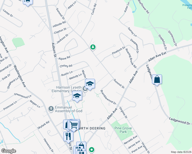 map of restaurants, bars, coffee shops, grocery stores, and more near 31 Sumac Street in Portland