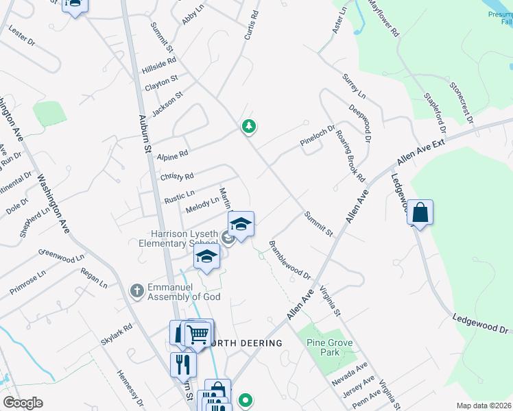 map of restaurants, bars, coffee shops, grocery stores, and more near 31 Sumac Street in Portland