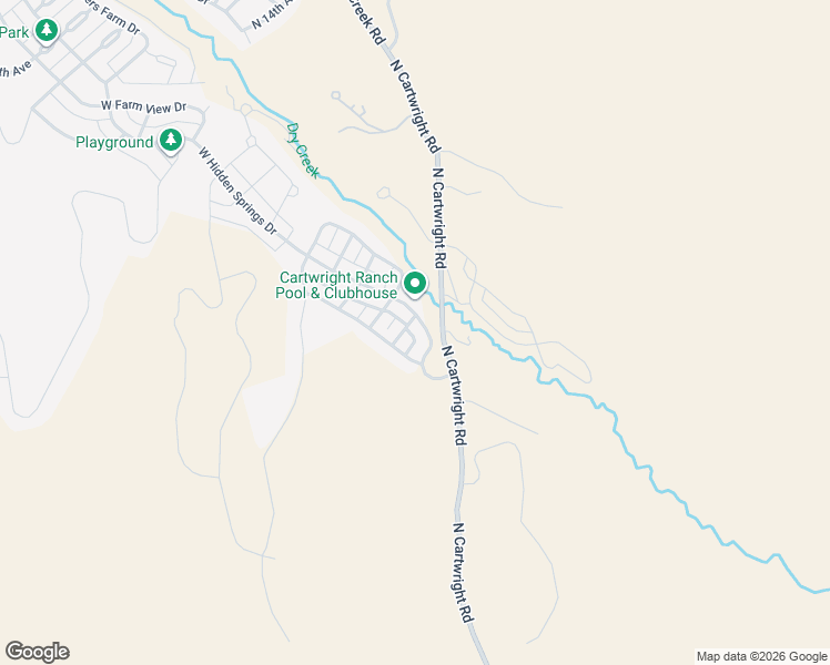 map of restaurants, bars, coffee shops, grocery stores, and more near 2829 West Hidden Springs Drive in Garden City