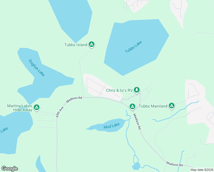 map of restaurants, bars, coffee shops, grocery stores, and more near 6110 Lake Drive in Mecosta