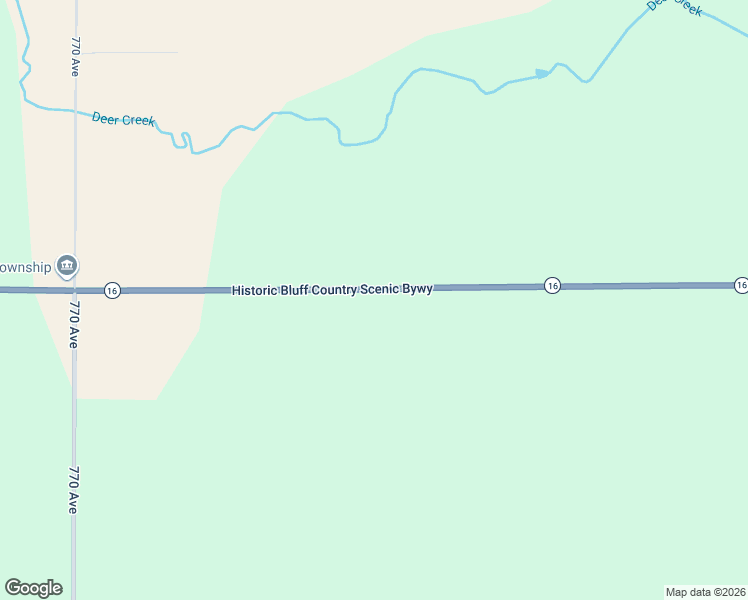 map of restaurants, bars, coffee shops, grocery stores, and more near 77653 Minnesota 16 in Spring Valley