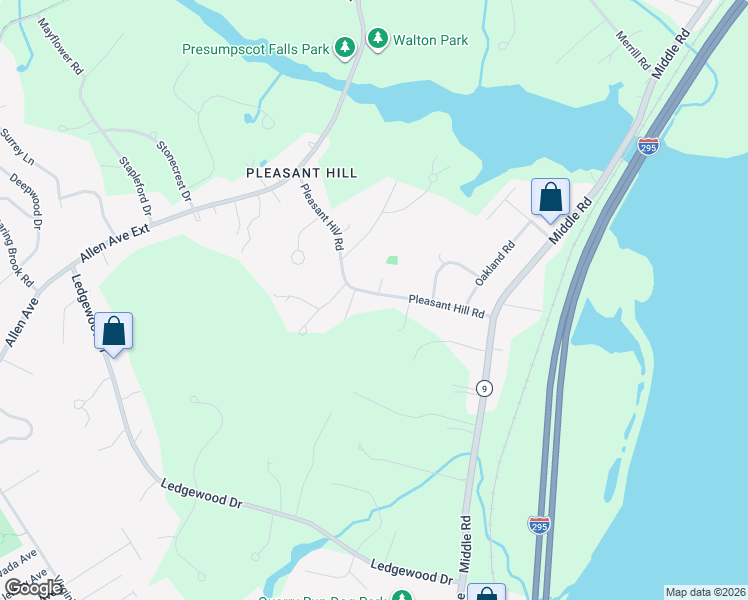 map of restaurants, bars, coffee shops, grocery stores, and more near 30 Pleasant Hill Road in Falmouth