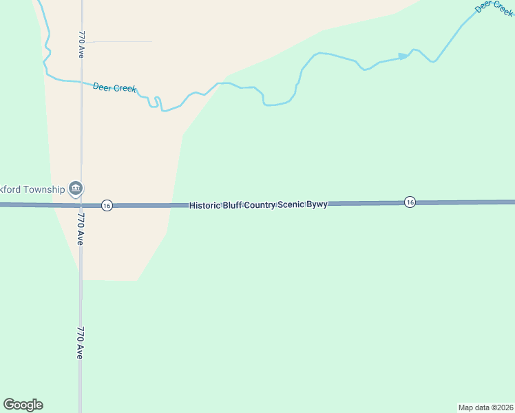 map of restaurants, bars, coffee shops, grocery stores, and more near 77555 Minnesota 16 in Spring Valley