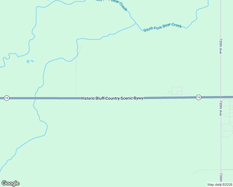 map of restaurants, bars, coffee shops, grocery stores, and more near 72300 Minnesota 16 in Grand Meadow