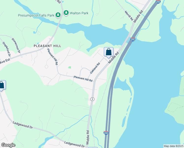 map of restaurants, bars, coffee shops, grocery stores, and more near 64 Middle Road in Falmouth