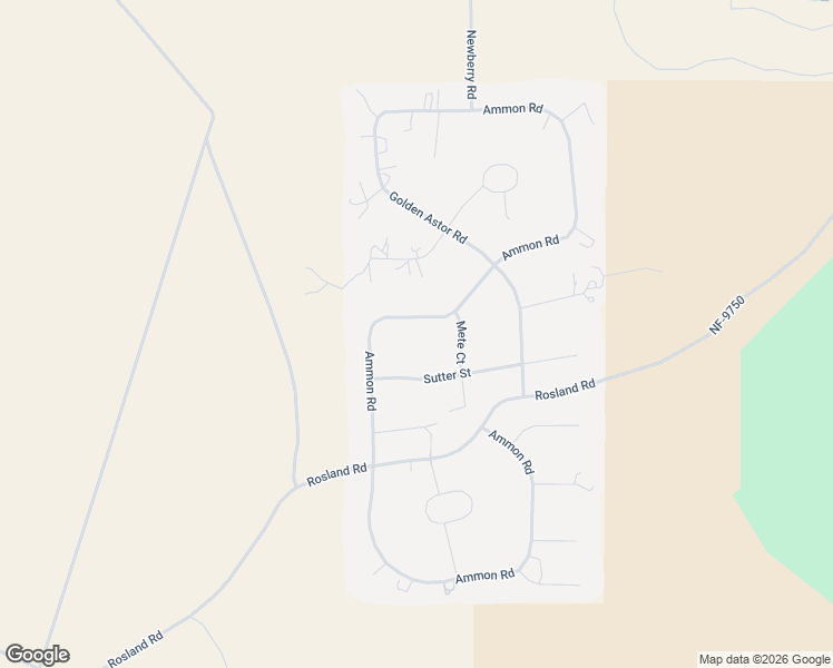 map of restaurants, bars, coffee shops, grocery stores, and more near 52624 Ammon Road in La Pine