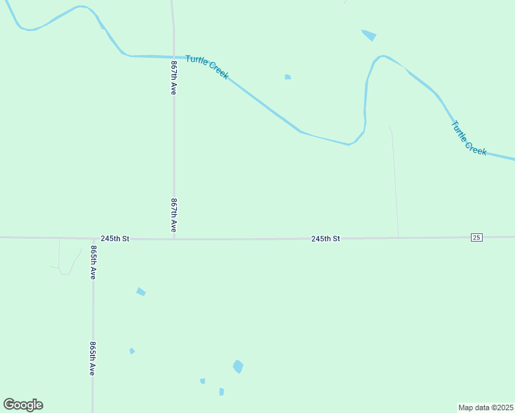 map of restaurants, bars, coffee shops, grocery stores, and more near 86998 245th Street in Freeborn County