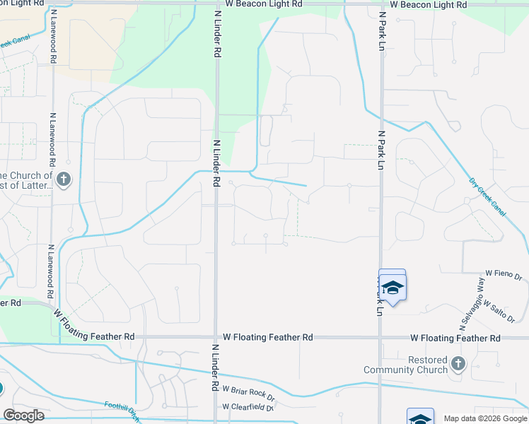map of restaurants, bars, coffee shops, grocery stores, and more near 1763 North Livorno Place in Eagle