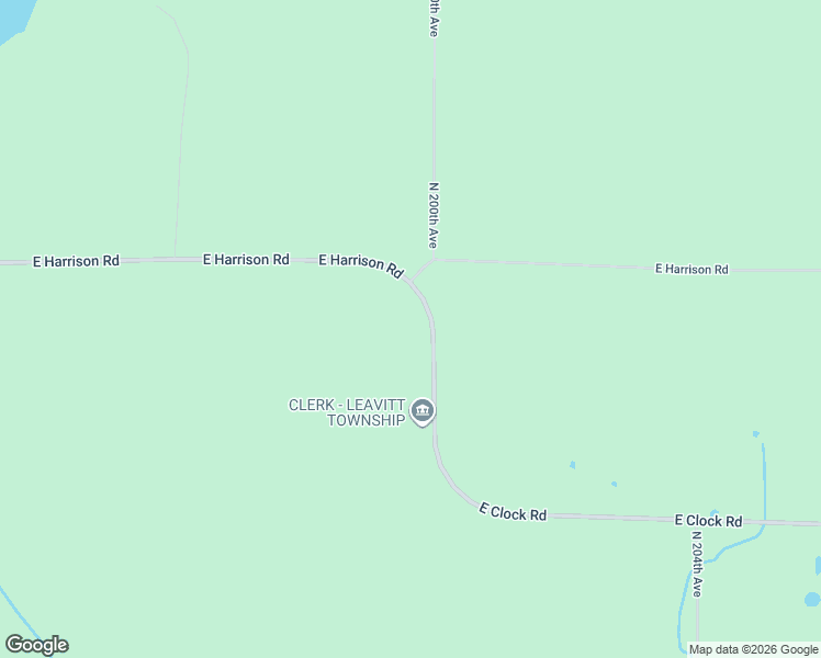 map of restaurants, bars, coffee shops, grocery stores, and more near 3925 North 200th Road in Walkerville