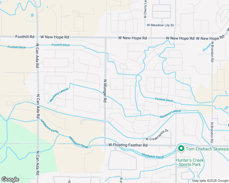 map of restaurants, bars, coffee shops, grocery stores, and more near 2204 North Munger Road in Star