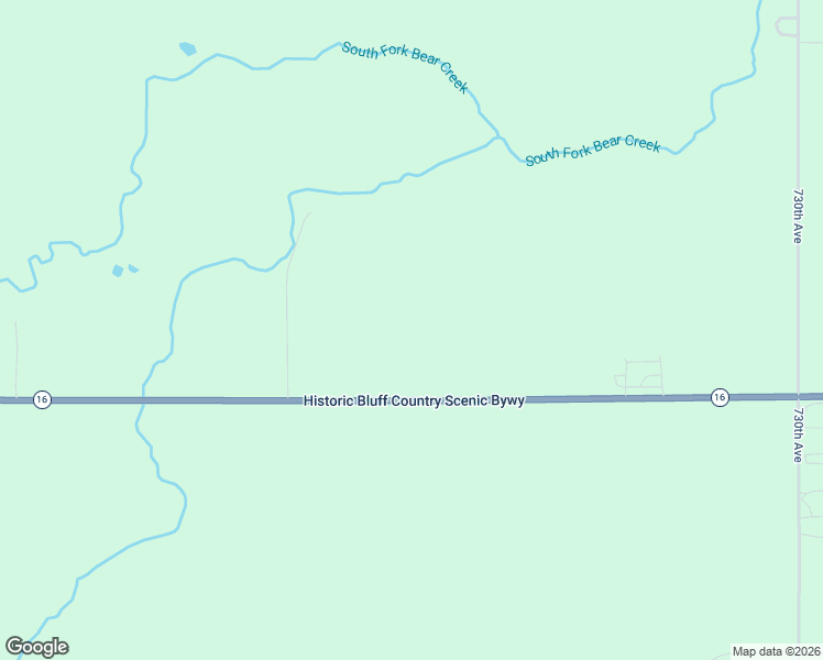 map of restaurants, bars, coffee shops, grocery stores, and more near 72300 Minnesota 16 in Grand Meadow