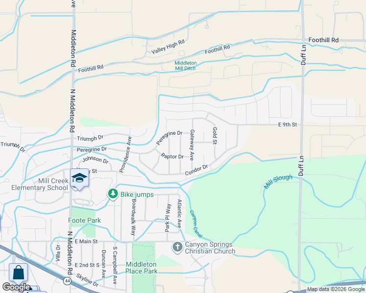 map of restaurants, bars, coffee shops, grocery stores, and more near 675 Gateway Avenue in Middleton