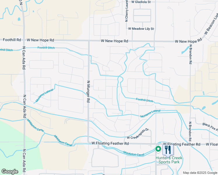 map of restaurants, bars, coffee shops, grocery stores, and more near 2266 North Penny Lake Avenue in Star