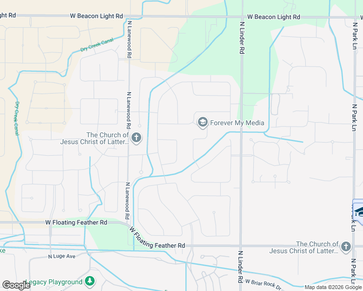 map of restaurants, bars, coffee shops, grocery stores, and more near 5264 West Montage Street in Eagle