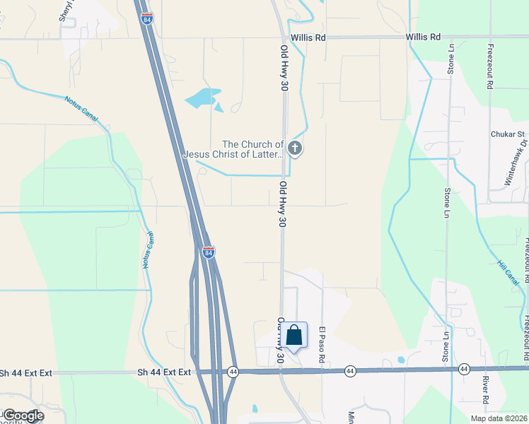 map of restaurants, bars, coffee shops, grocery stores, and more near 15191 Mink Road in Caldwell