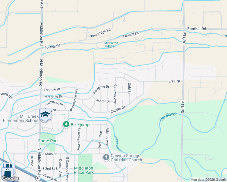 map of restaurants, bars, coffee shops, grocery stores, and more near 675 Gateway Avenue in Middleton