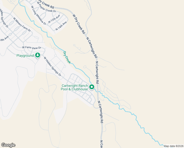 map of restaurants, bars, coffee shops, grocery stores, and more near 11573 North Cartwright Road in Garden City