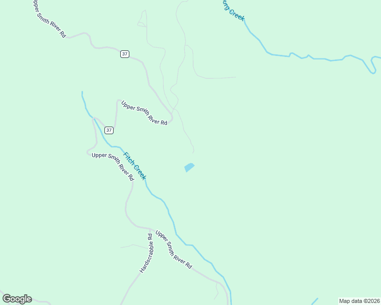 map of restaurants, bars, coffee shops, grocery stores, and more near 3681 Upper Smith River Road in Drain