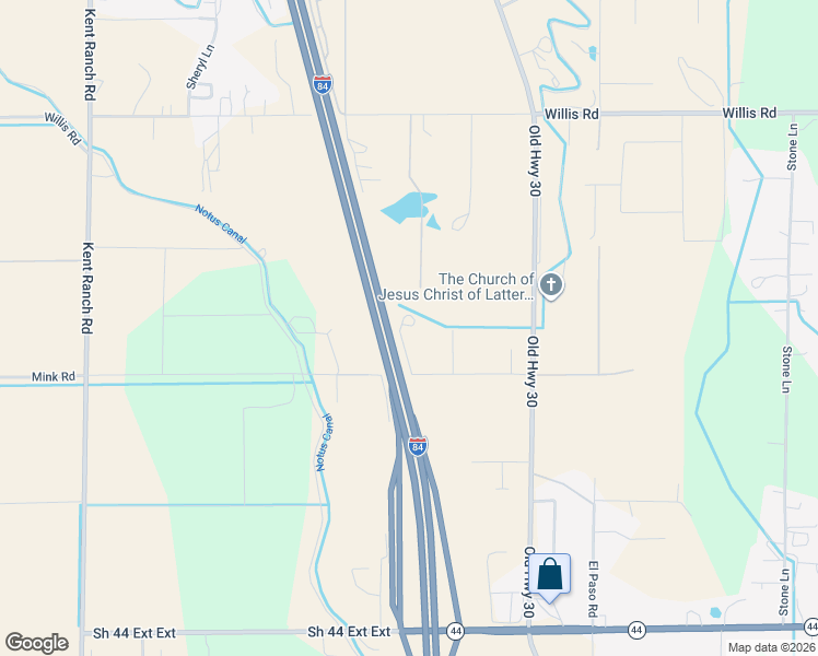 map of restaurants, bars, coffee shops, grocery stores, and more near 15362 Mink Road in Caldwell