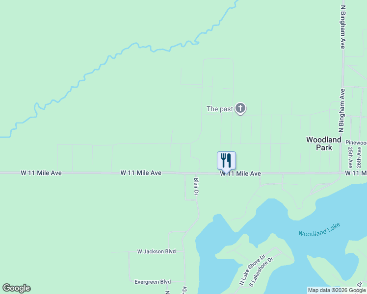 map of restaurants, bars, coffee shops, grocery stores, and more near 8880 8th Avenue in Bitely