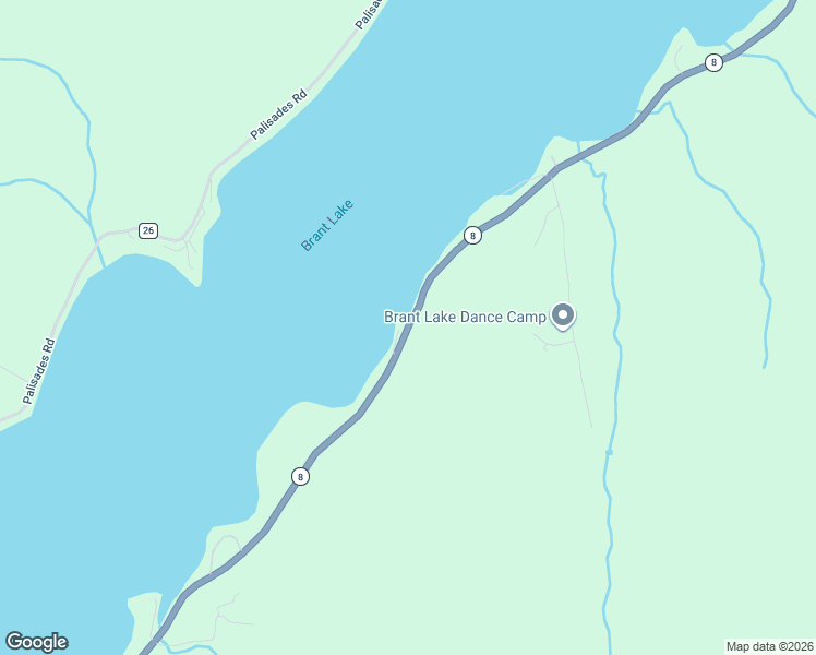 map of restaurants, bars, coffee shops, grocery stores, and more near 0 Rocky Point in Brant Lake