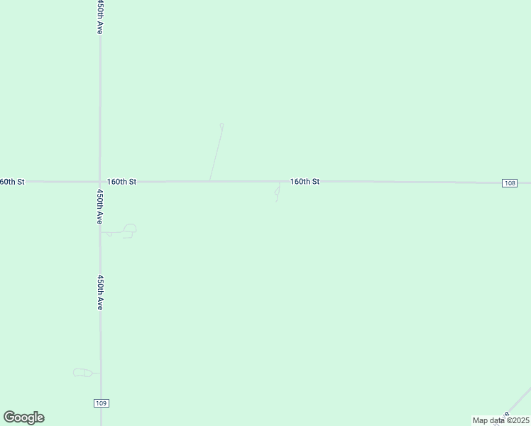 map of restaurants, bars, coffee shops, grocery stores, and more near 45544 160th Street in Easton