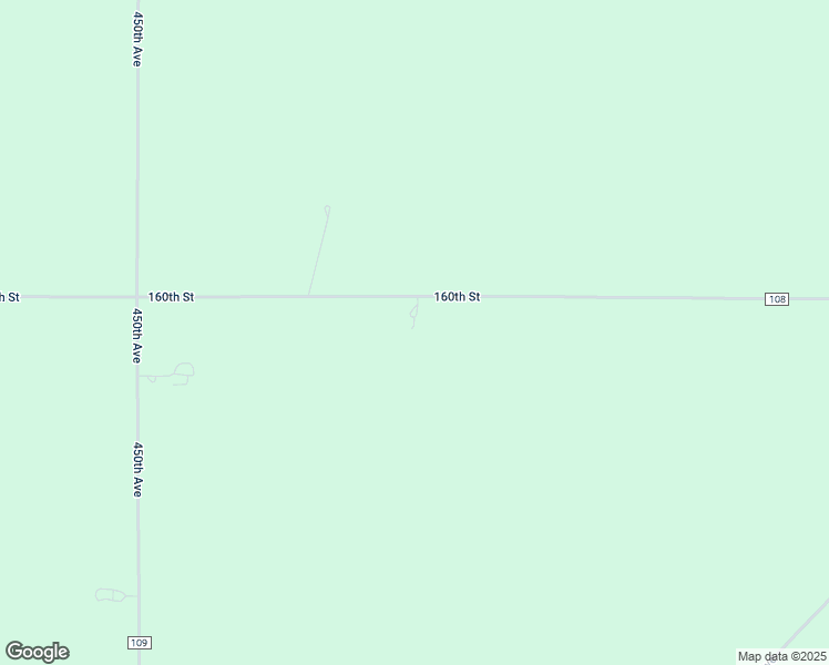 map of restaurants, bars, coffee shops, grocery stores, and more near 45544 160th Street in Easton