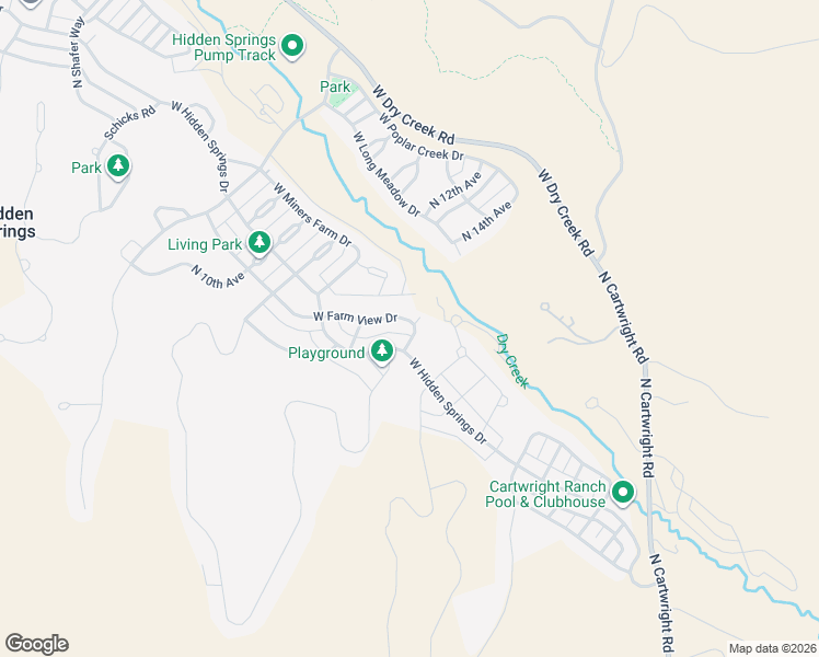 map of restaurants, bars, coffee shops, grocery stores, and more near 12315 North Barn Owl Way in Boise