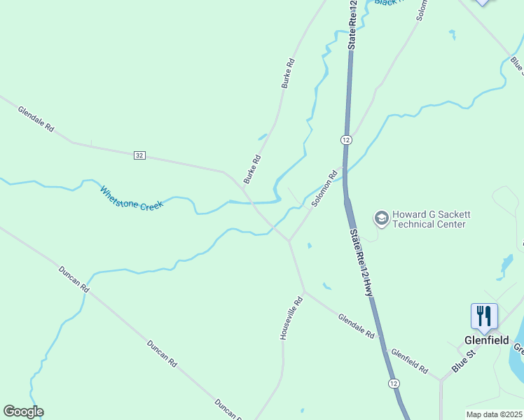 map of restaurants, bars, coffee shops, grocery stores, and more near 6323 Glendale Road in Glenfield