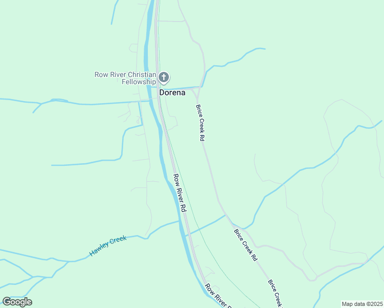 map of restaurants, bars, coffee shops, grocery stores, and more near 37583 Row River Road in Dorena