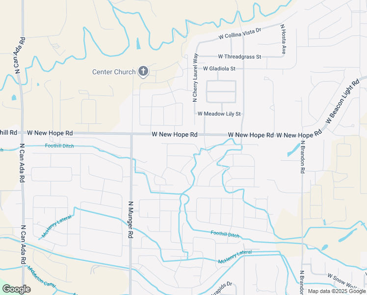 map of restaurants, bars, coffee shops, grocery stores, and more near 11601 West New Hope Road in Star