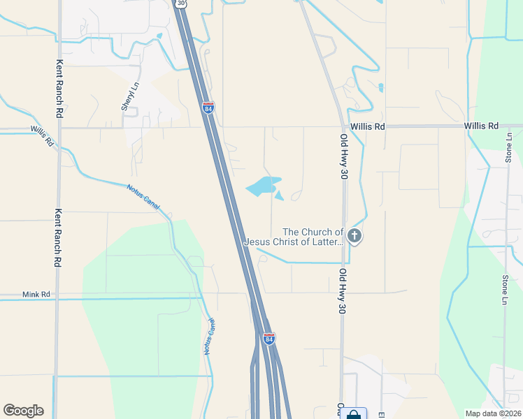 map of restaurants, bars, coffee shops, grocery stores, and more near 15361 Willis Rd in Caldwell