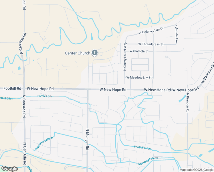 map of restaurants, bars, coffee shops, grocery stores, and more near 11800 West New Hope Road in Star