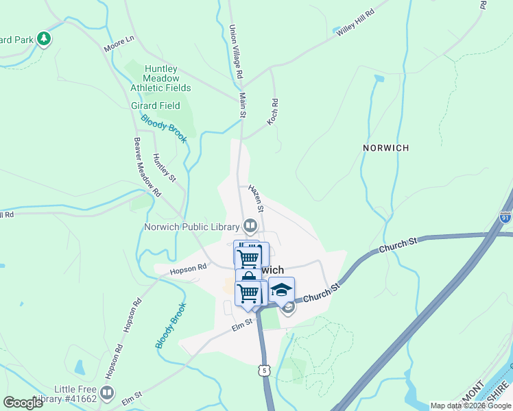 map of restaurants, bars, coffee shops, grocery stores, and more near 410 Main Street in Norwich