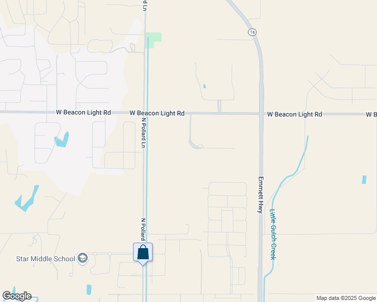 map of restaurants, bars, coffee shops, grocery stores, and more near 3079 N Merlot Pl in Eagle
