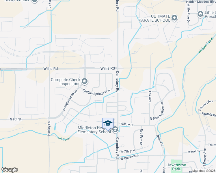 map of restaurants, bars, coffee shops, grocery stores, and more near 1778 Prairie View Way in Middleton