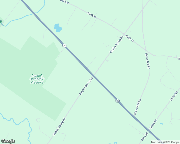 map of restaurants, bars, coffee shops, grocery stores, and more near 181 Dingley Spring Road in Gorham